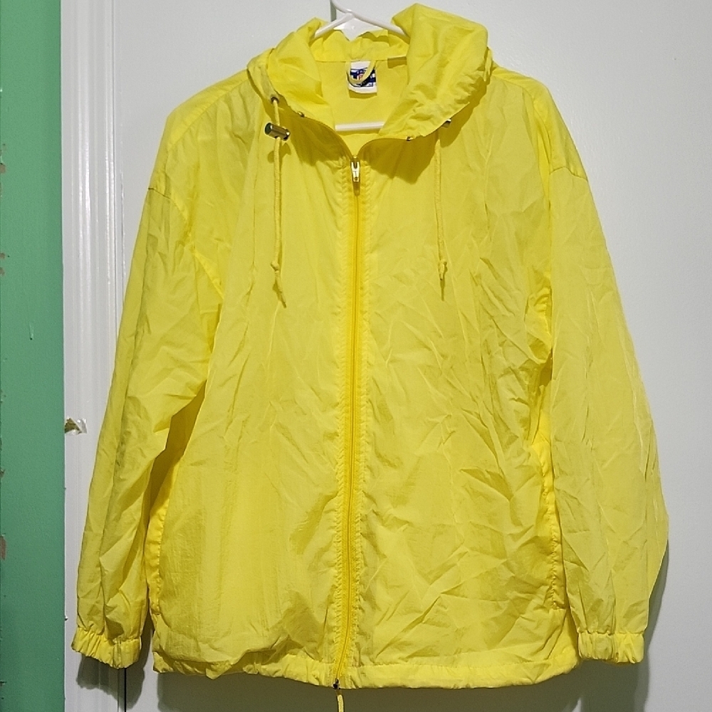 Vintage ProSpirit Bright Yellow Outerwear With Pouch
